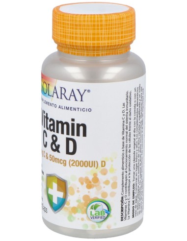 Vitamina C 1000Mg + Vitamina D 2000Ui 60Cap.