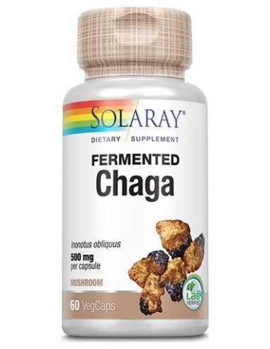 Solaray Chaga Fermented 500Mg 60Caps