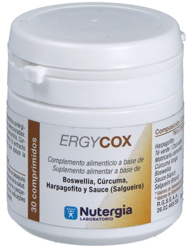 Nutergia Ergycox 30 Comprimidos