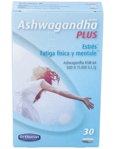 Orthonat Ortho Ashwagandha Plus Estrés 30Cáps.