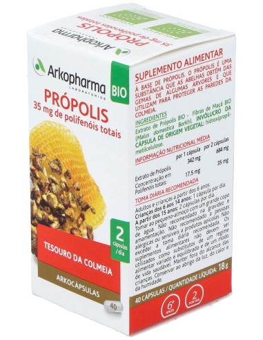 Propolis 40Arkocapsulas. Bio