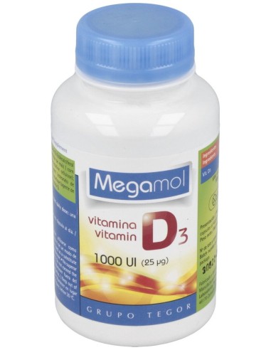 Tegor  Megamol Vitamina D3 1000Ui 100Caps