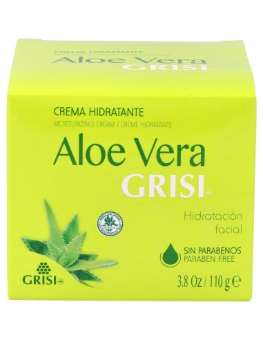 Crema Hidratante Aloe Vera Tarro 110Ml. Aloe Grisi