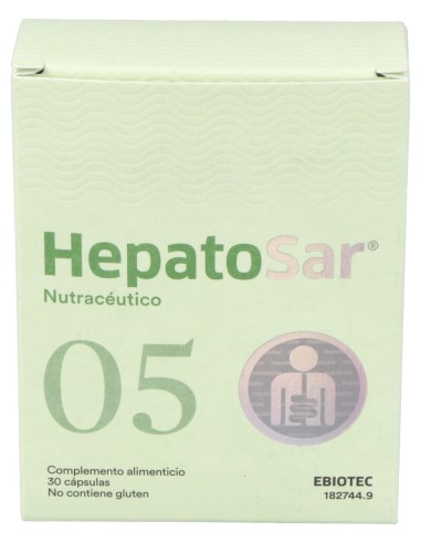 Ebiotec Hepatosar 30 Perlas