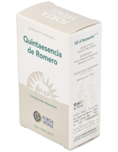 Quinta Esencia Romero (Rosmarino) 10Ml.