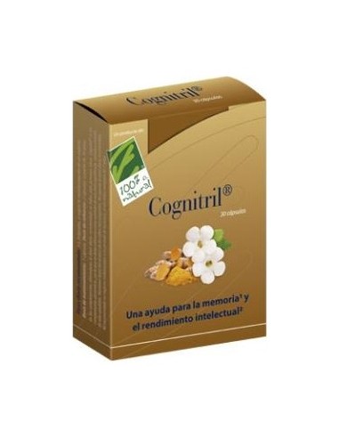 100% Natural Cognitril 30 Cápsulas