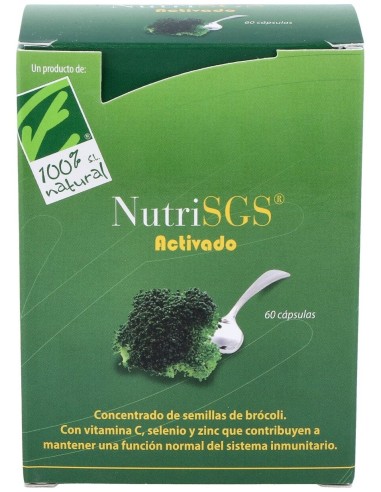 100% Natural Nutrisgs 60 Vcaps