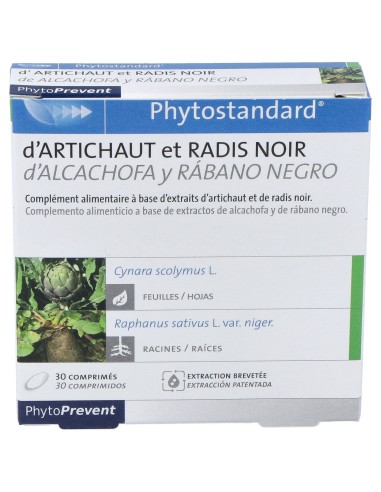 Phytostandard Alcachofa Y Rabano Negro 30 Comp