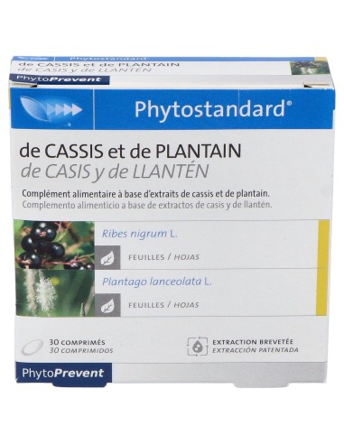 Pileje Phytostandard Casis Y Llantén 30 Comprimidos