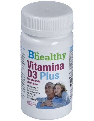 Biover Bhealthy Vitamina D3 Plus 45Caps