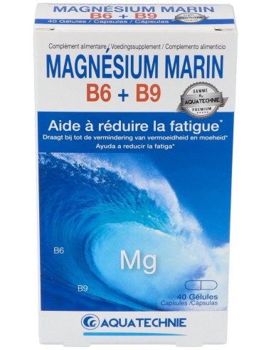 Magnesio Marino+B6+B9 40Cap. Biotechnie