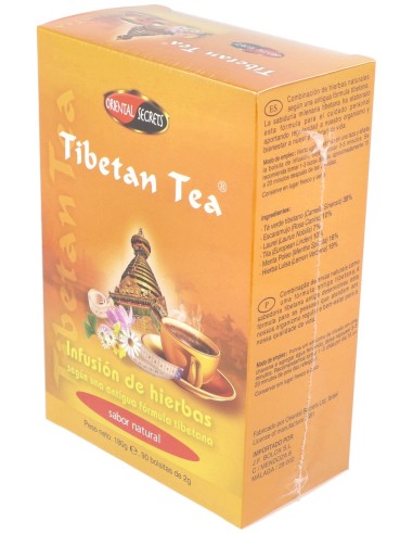 Tibetan Tea Sabor Natural 90Sbrs.