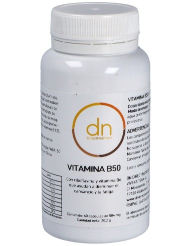 Direct Nutrition Vitamina B50 Complex