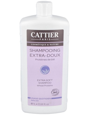 Cattier Shampooing Extra Doux 1Litre