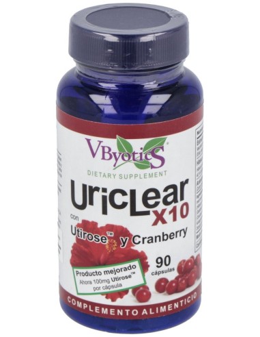 Vbyotics Uriclear X10 Con Utirose Y Supercran 90Caps