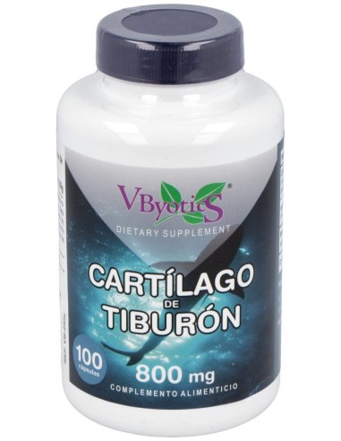 Cartilago De Tiburon 800Mg. 100Cap.