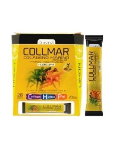 Collmar Magnesio Cúrcuma Sabor Limón 20 Sticks