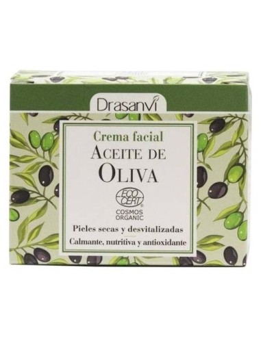 Drasanvi Crema Facial Aceite Oliva Ecocert Bio 50 Ml