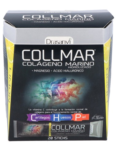 Collmar Colageno Marino Magnesio Limon 20Sticks