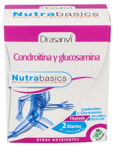 Nutrabasics Condroitina Glucosamina 48Caps.