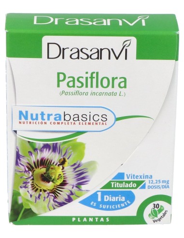 Nutrabasics Pasiflora 30Caps.