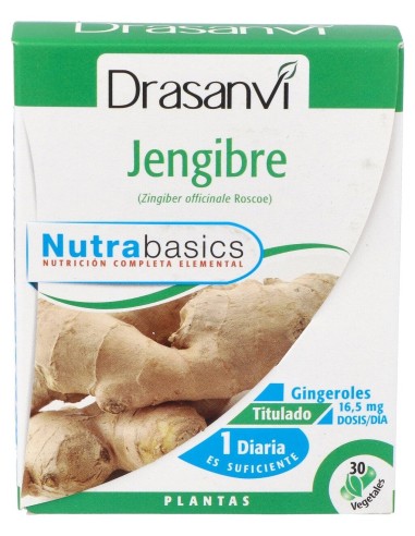 Nutrabasics Jengibre 30Caps.