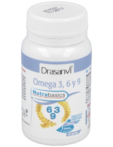 Drasanvi Nutrabasicos Omega 3_6 Y 9  24 Perlas