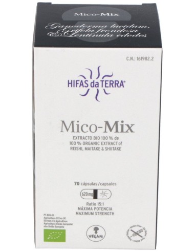 Hifas Da Terra Mico Vir-Reishi Y Cordyceps 70Caps