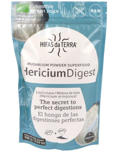 Hericium Digest Superfood En Polvo Bio - Hifas Da Terra - 150 Gramos