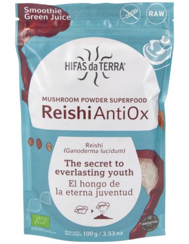 Reishi Antiox Superfood En Polvo Bio - Hifas Da Terra - 150 Gramos