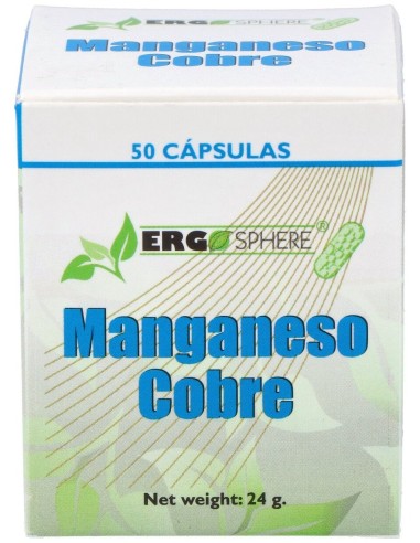 Ergonat Galenic Manganeso Cobre Ergosphere 50Caps
