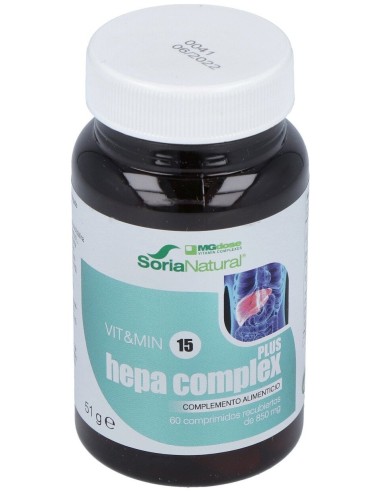 Mg Dose Soria Natural Vi&Min 15 Hepa Complex Plus 60Comp