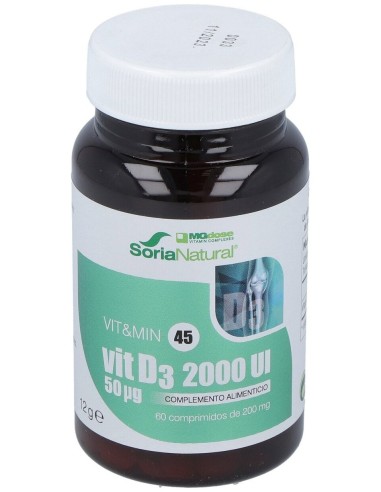 Soria Natural Vit D3 60Comp