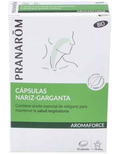 Pranarôm Aromaforce C Psulas Nariz-Garganta Bio 30 C Ps