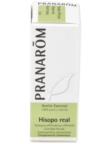 Pranarôm Aceite Esencial Hisopo Real  5 Ml