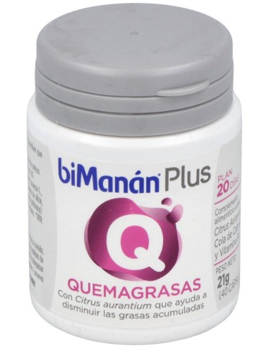 Bimanan Plus Q (Quemagrasas) 40 Caps