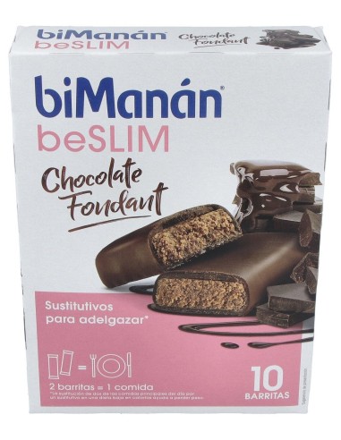 Bimanán® Sustitutive Sabor Chocolate Fondant 8 Barritas
