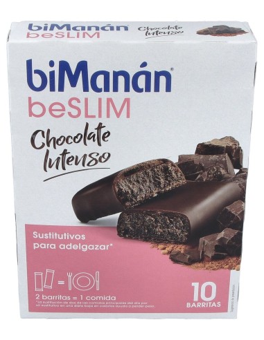 Bimanan Beslim Barritas Chocolate Intenso 10Ud