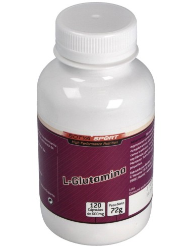 Sotya L-Glutamina 600Mg 120Cáps