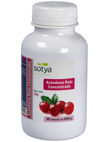 Sotya Arándano Rojo Concentrado 650Mg 90Cáps