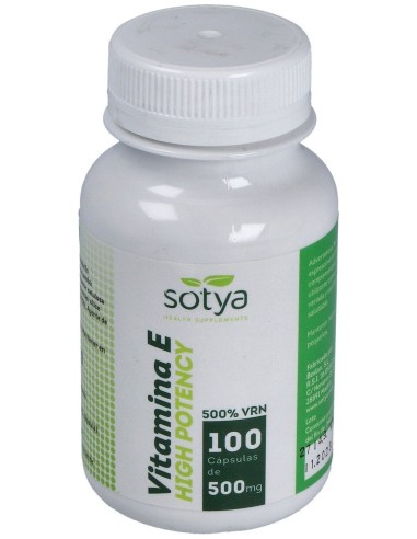 Vitamina E High Potency 100Cap.