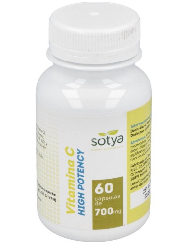 Sotya Vitamina C High Potency 700Mg 60Caps