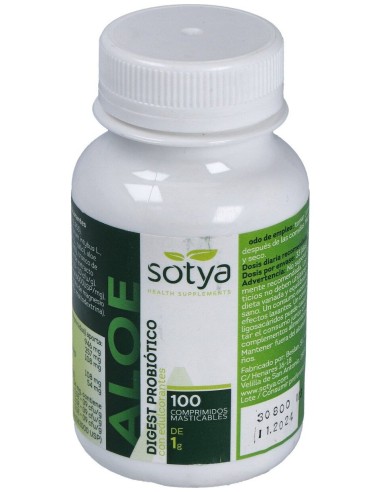 Sotya Aloe Vera Plus 100Comp Masticables