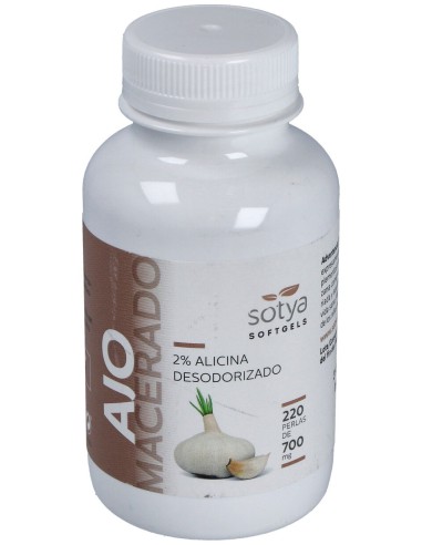 Sotya Ajo Macerado 500Mg 220 Perlas