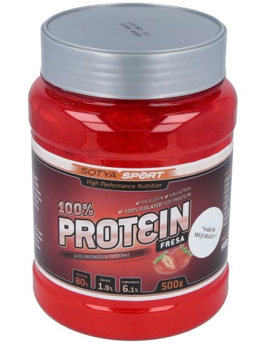 Proteinas Soja 100% Fresa 500Gr.