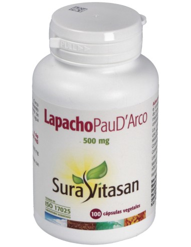 Lapacho - Pau D Arco 500Mg. 100Cap.