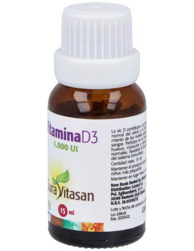 Vitamina D3 Liquida 15Ml.