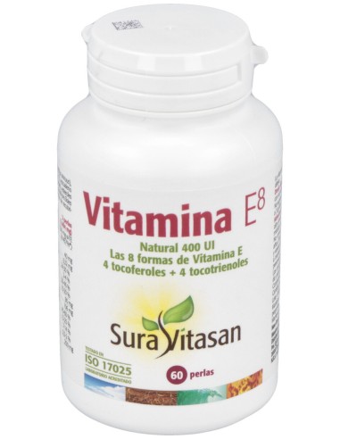 Vitamina E Natural 400Ui 60Perlas