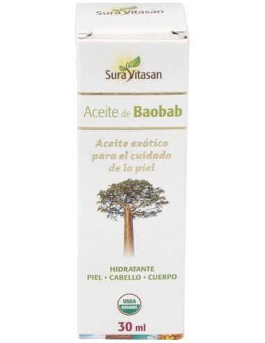 Aceite De Baobab Bio 30Ml.