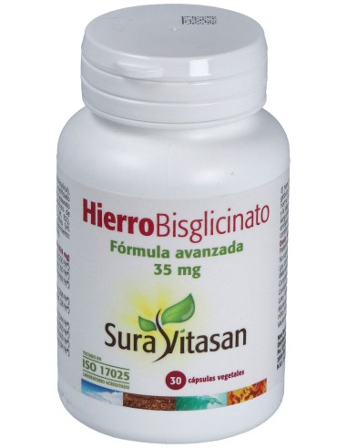 Hierro Bisglicinato 30Caps   Suravitasan